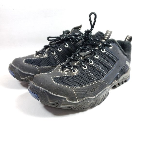 Shimano Men's Size 7.6 Mountain Bike Shoes Black - Picture 2 of 9